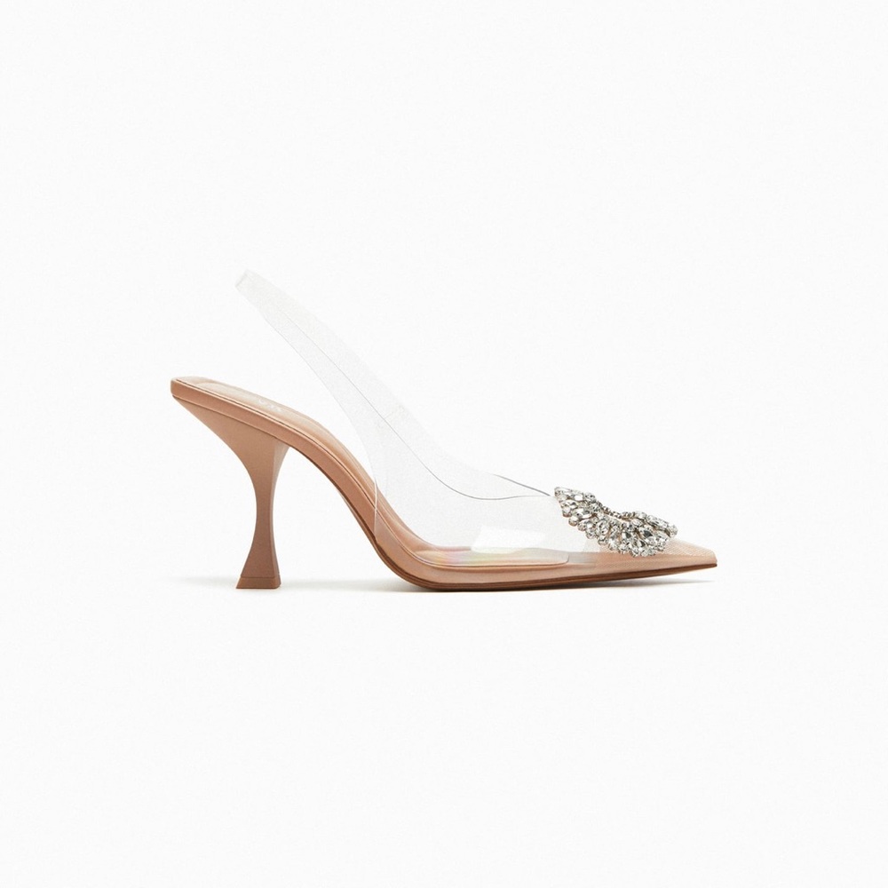 Zara vinyl heels